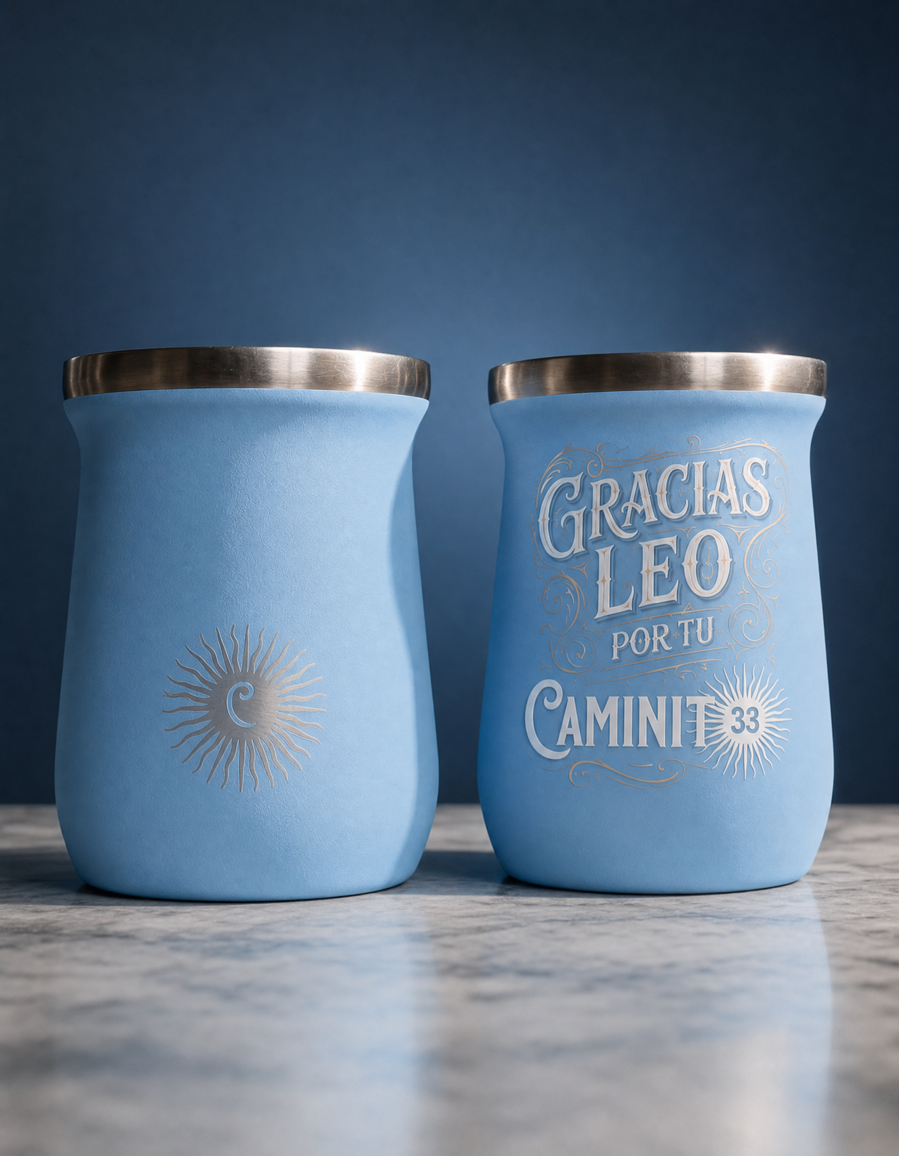MATE in Acciaio Inox - 'Gracias Leo' Edition